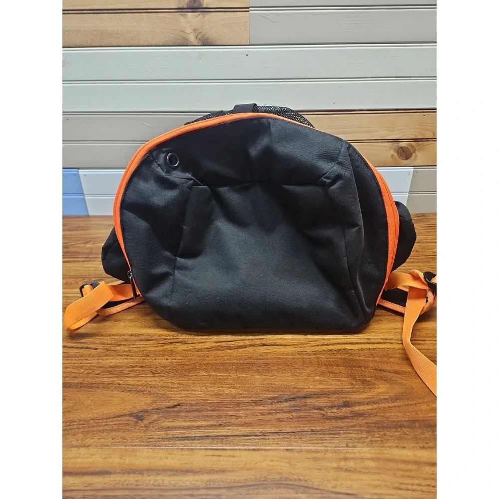 Easton Walk Off Baseball Softball Backpack Bat Bag Black  Orange Trim